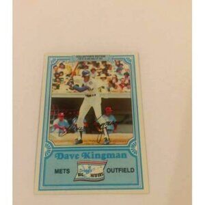 1981 Topps Drakes Dave Kingman New York #19 (MISC1)